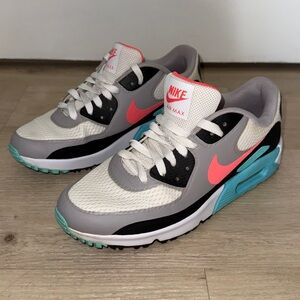 Nike Air Max 90 G Golf Shoes — Aurora Hot Punch — Excellent Condition